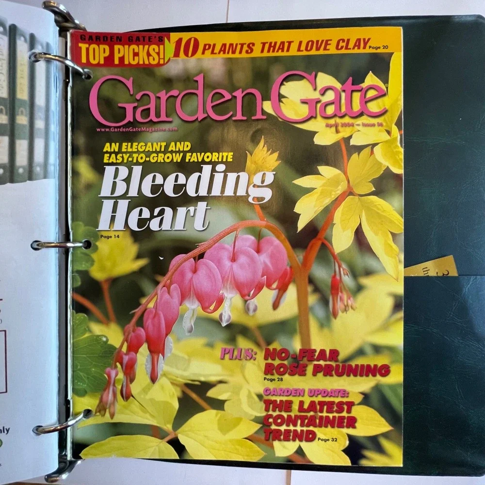 Garden Gate Magazine 2004 Full Year Issues 55-60 with Green Collector Binder